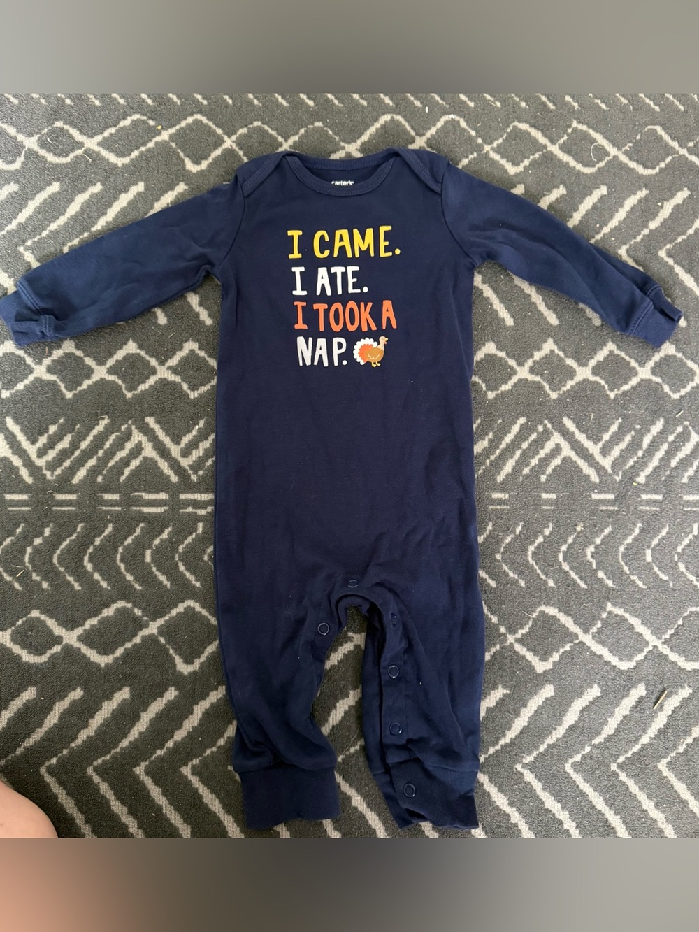 Baby boy Thanksgiving jumpsuit